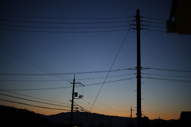 夕暮れの空